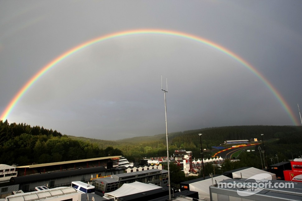 Rainbow over Spa-Francorchamps