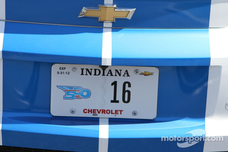 Commemorative License Plates at Indy 500