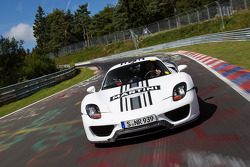 Porsche 918 op de Nordschleife