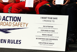 The drivers Golden Rules road safety pledge