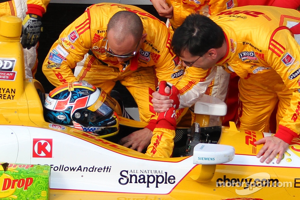 Race winner Ryan Hunter-Reay, Andretti Autosport