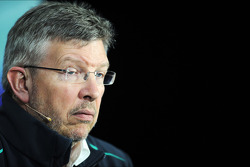 Ross Brawn, Mercedes AMG F1 Team Principal in the FIA Press Conference