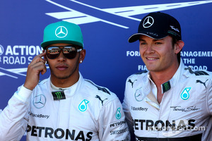 Lewis Hamilton, Mercedes AMG F1 Team and Nico Rosberg, Mercedes AMG F1 Team