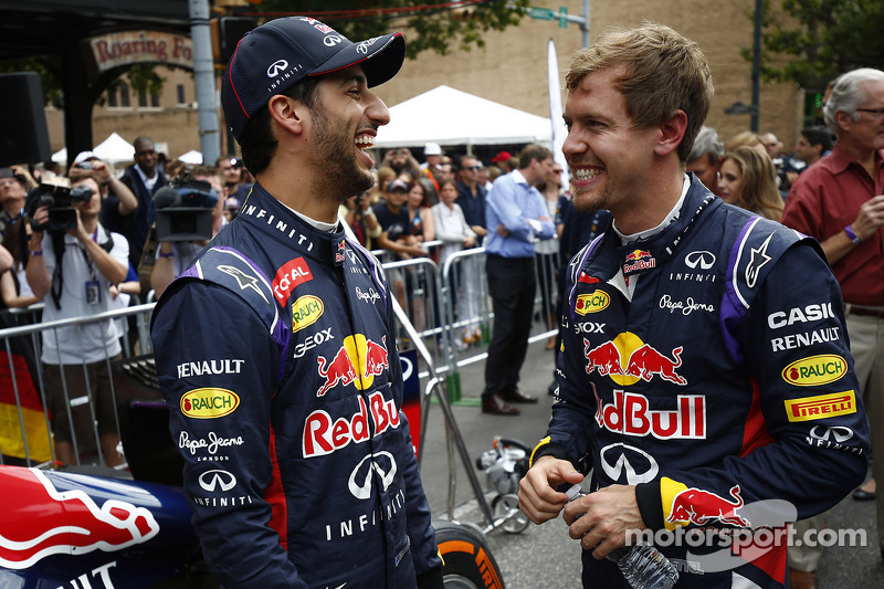 Daniel Ricciardo et Sebastian Vettel
