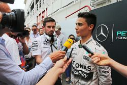 Pascal Wehrlein, Mercedes AMG F1 met de media