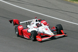 Daño en el auto de Juan Pablo Montoya, Team Penske Chevrolet