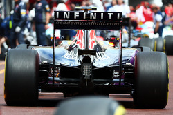 Detalle del 'monkey seat' en el Red Bull RB11