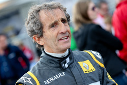 Alain Prost bei der Legenden-Parade