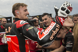 Il vincitore Chaz Davies, Ducati Team
