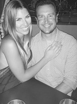 Kurt Busch con Ashley Van Metre