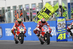 Andrea Dovizioso e Andrea Iannone, Ducati Team