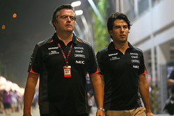 Andy Stevenson, Sahara Force India F1 Manager del equipo con Sergio Pérez, Sahara Force India F1