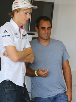 Brendon Hartley, Porsche Team and Juan Pablo Montoya