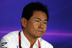 Yasuhisa Arai, Honda-Sportchef, in der FIA-PK