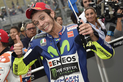Qualifying: second place Valentino Rossi, Yamaha Factory Racing