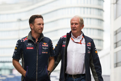 Christian Horner, Red Bull Racing, Teamchef, mit Dr. Helmut Marko, Red Bull, Motorsport-Berater