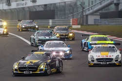 Start: #2 Black Falcon Mercedes-Benz SLS AMG GT3: Hubert Haupt, Yelmer Buurman, Adam Christodoulou,
