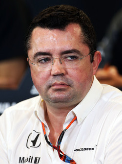 Eric Boullier, McLaren Racing Director in the FIA Press Conference