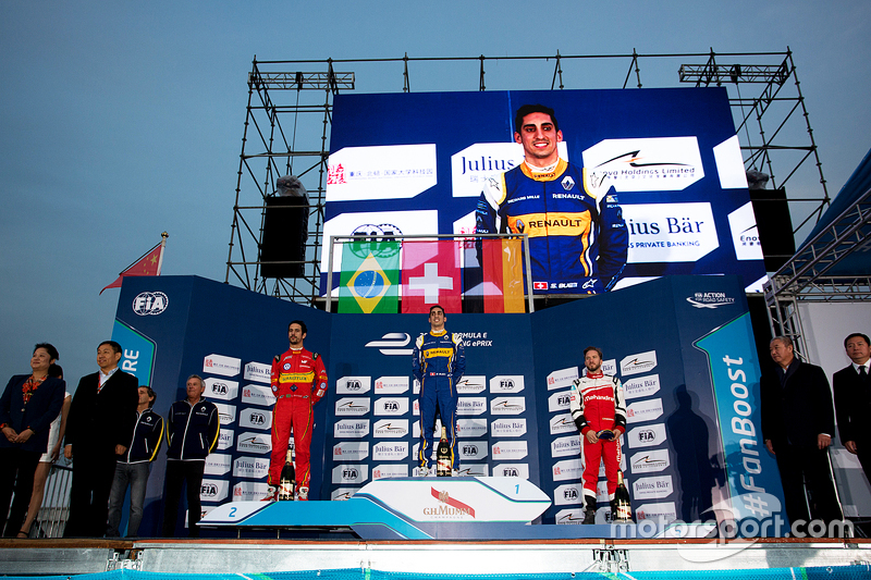 Peking: 1. Sebastien Buemi, 2. Lucas di Grassi, 3. Nick Heidfeld