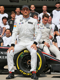 Jenson Button, McLaren e Stoffel Vandoorne, McLaren
