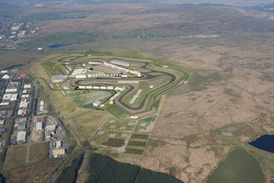 Blick von oben auf den Circuit of Wales