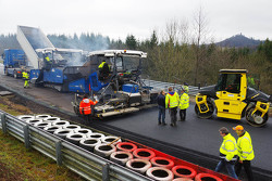 Bauarbeiten an der Nürburgring-Nordschleife
