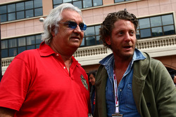 Flavio Briatore met Lapo Elkann, neef van Gianni Agnelli