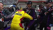 Joey Logano and Denny Hamlin fight at Bristol!!! Joey Logano and Denny Hamlin fight at Bristol!!!