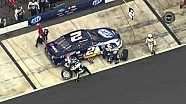 NASCAR Brad Keselowski near miss on pit road. Pocono 2013 NASCAR Brad Keselowski near miss on pit road. Pocono 2013