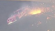 NASCAR Elliott Sadler crashes for third time at Charlotte Motor Speedway (2013) NASCAR Elliott Sadler crashes for third time at Charlotte Motor Speedway (2013)
