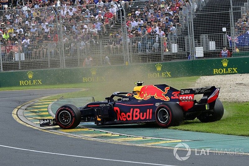 Max Verstappen, Red Bull Racing RB14 gira