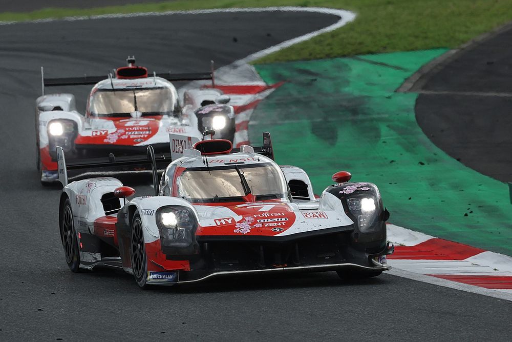 #7 Toyota Gazoo Racing Toyota GR010 - Hybrid: Mike Conway, Kamui Kobayashi, Jose Maria Lopez, #8 Toyota Gazoo Racing Toyota GR010 - Hybrid: Sebastien Buemi, Brendon Hartley, Ryo Hirakawa