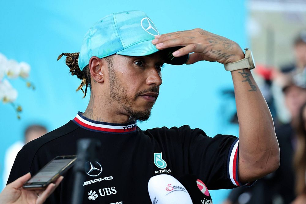 Lewis Hamilton, Mercedes-AMG, entrevistado