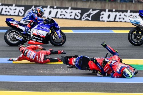 MotoGP: Mir sofre fratura após batida com Bagnaia no GP da França
