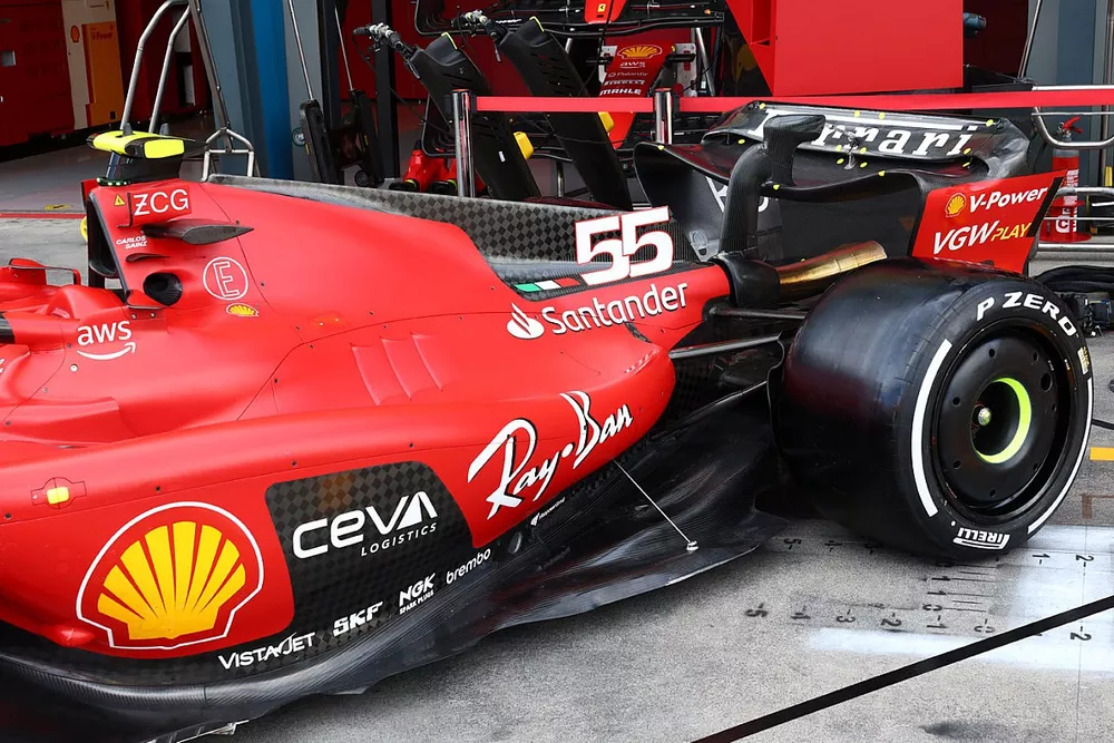 Ferrari SF-23 side detail