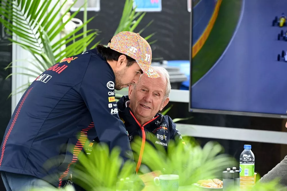 Sergio P&eacute;rez, Red Bull Racing Helmut Marko, Consultor, Red Bull Racing