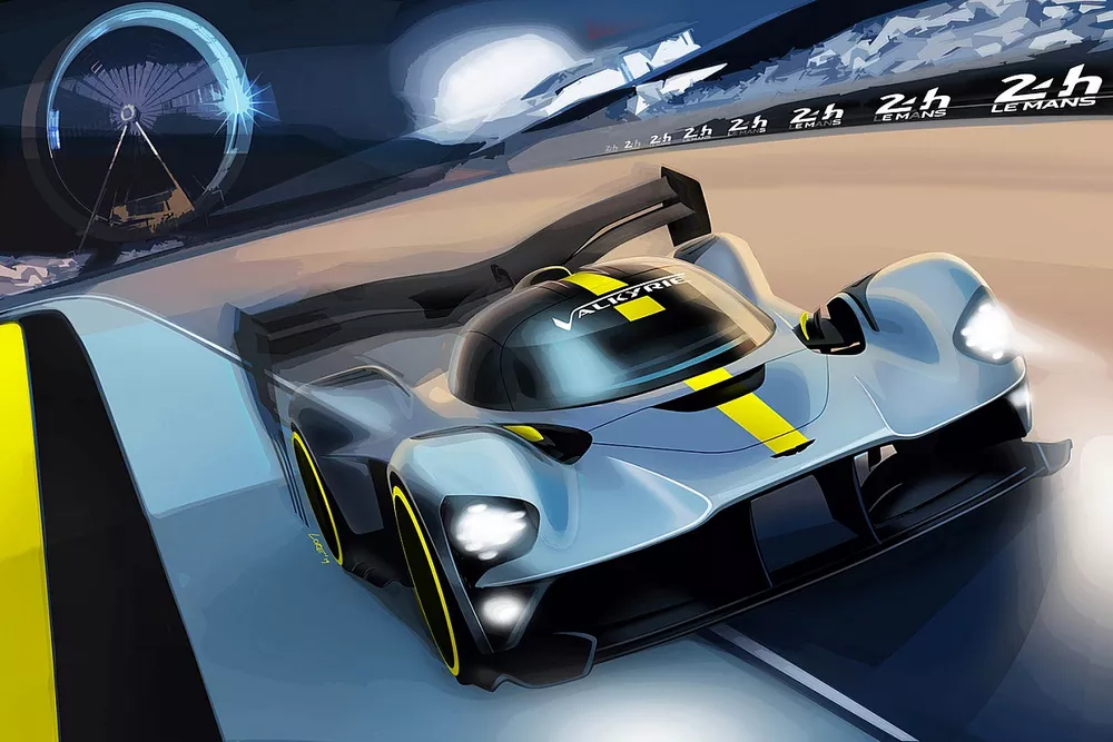 Aper&ccedil;u de l'hypercar Aston Martin Valkyrie