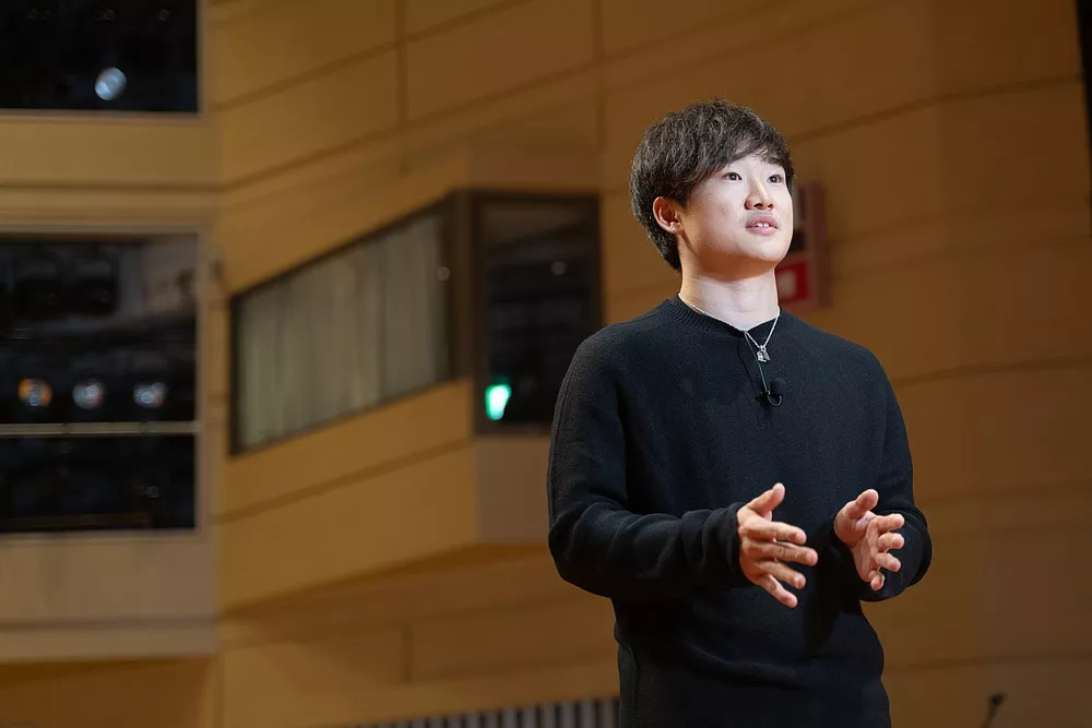 Yuki Tsunoda at the fan meeting in Sagamihara