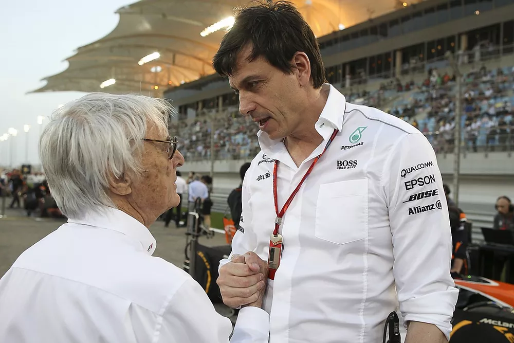 Bernie Ecclestone, Formula 1, Toto Wolff, Mercedes