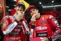 Bagnaia: Márquez me ha sorprendido como compañero y he aprendido de él