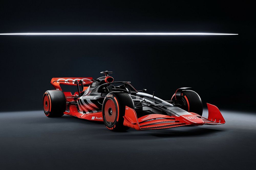 Showcar with Audi F1 launch livery