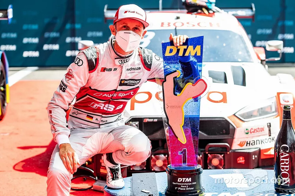 Race winner Ren&eacute; Rast, Audi Sport Team Rosberg