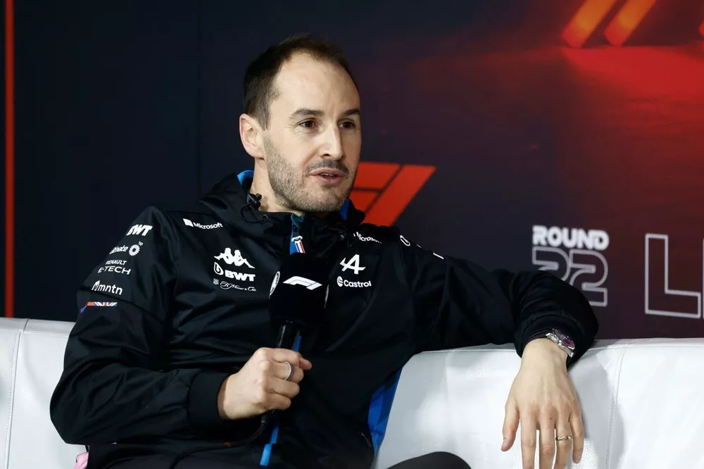 Oliver Oakes, Team Principal, Alpine F1 Team, in the Press Conference 