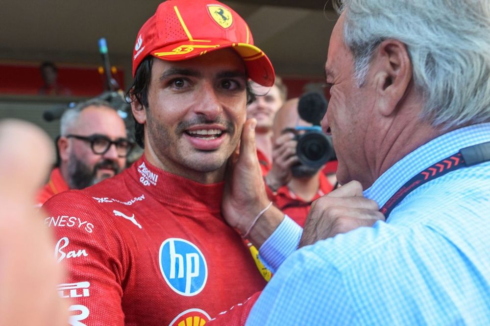 Carlos Sainz, Scuderia Ferrari, su padre