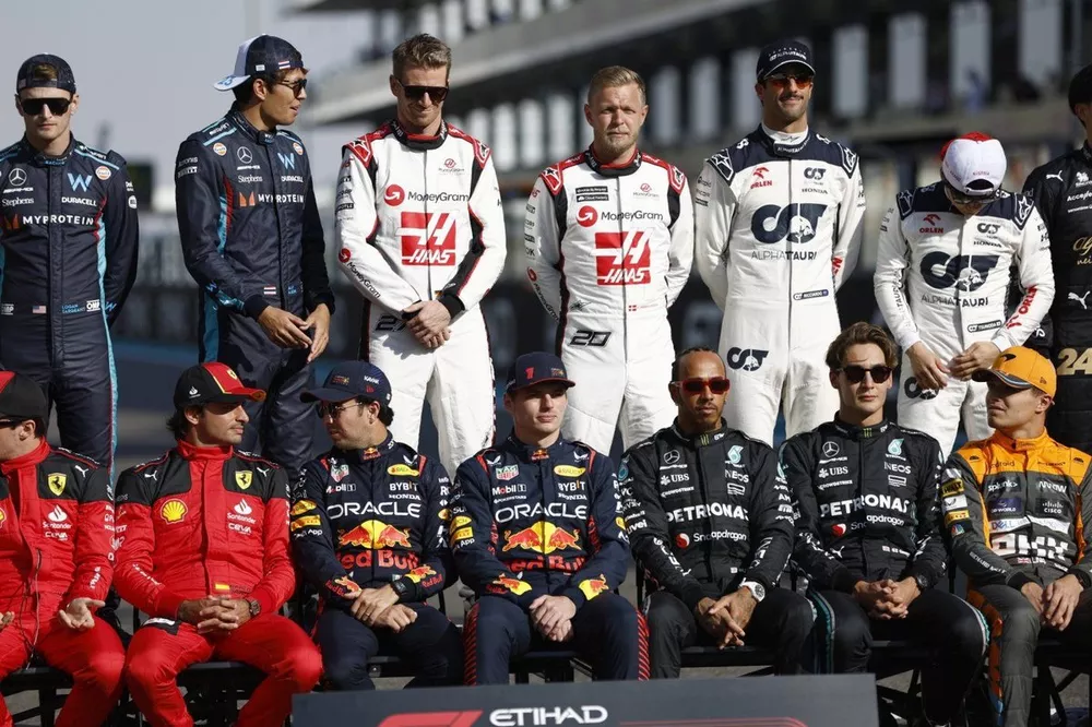 2023 drivers lineup on the grid