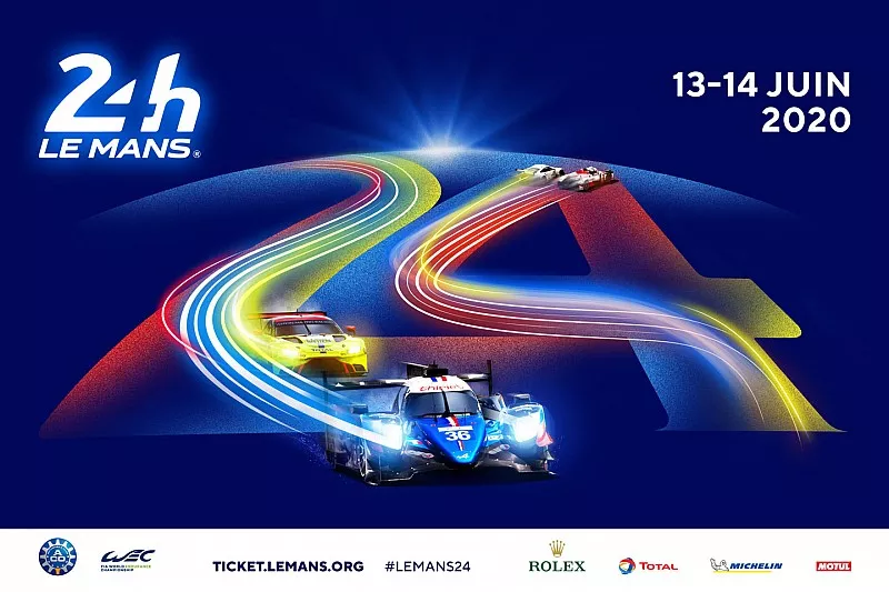 L'affiche officielle des 24 Heures du Mans 2020