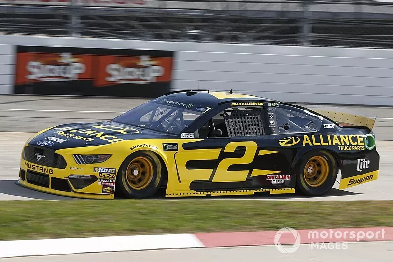  Brad Keselowski, Team Penske, Ford Mustang Alliance Truck Parts