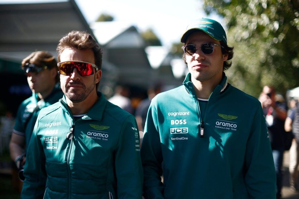 Fernando Alonso, Lance Stroll, Aston Martin F1 Team 