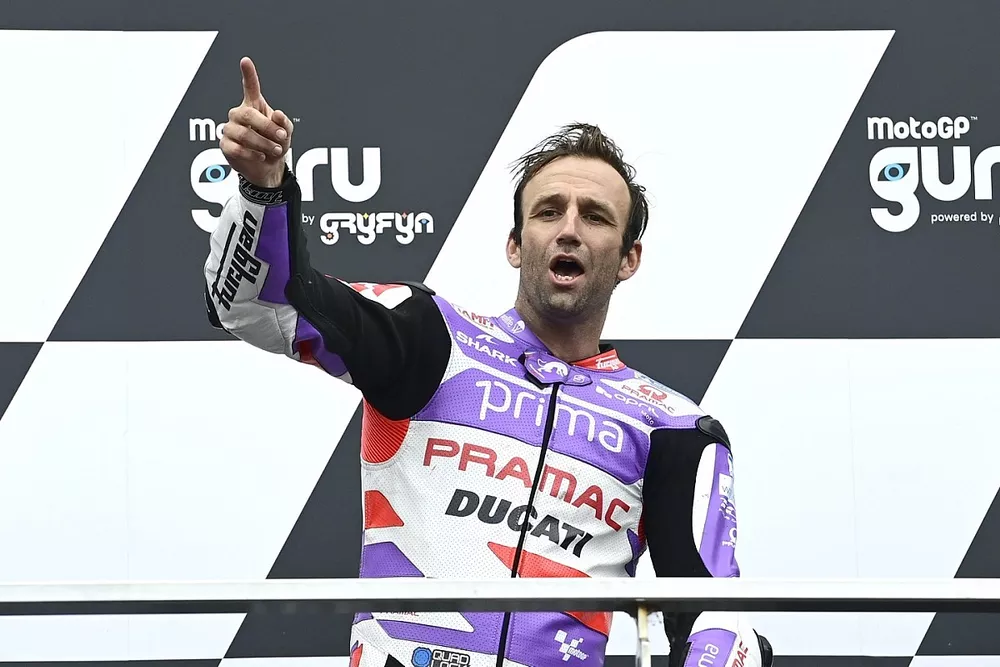 Johann Zarco, Pramac Racing, chante la Marseillaise