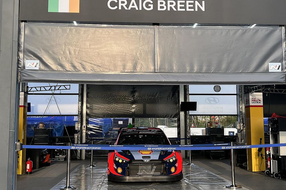 Car of Craig Breen and James Fulton, Hyundai World Rally Team Hyundai i20 N Rally1